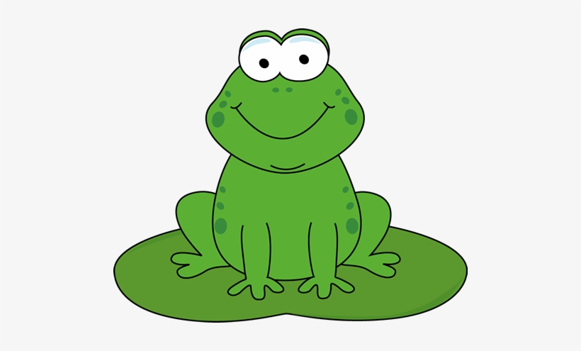 Lily Pad Clipart At - Cartoon Frog On Lily Pad - Free Transparent PNG