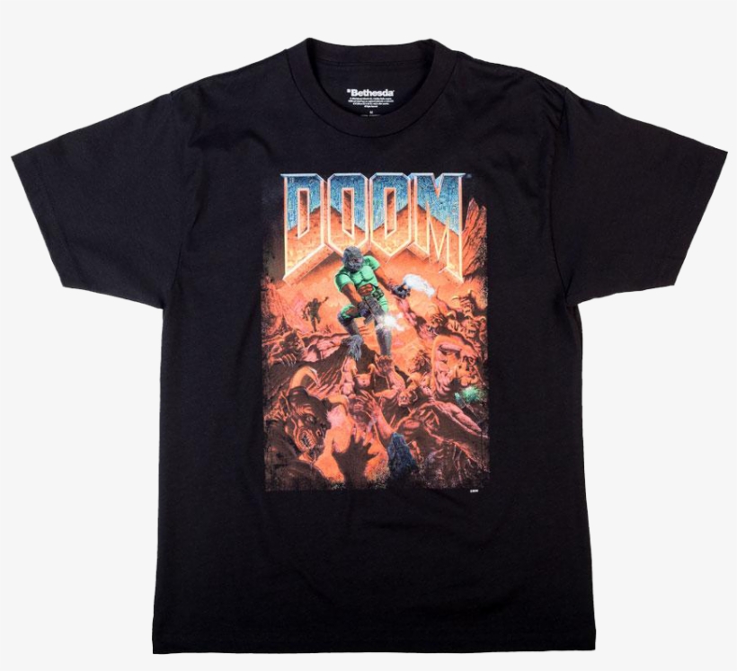 Doom Graphic Tee - T-shirt - Free Transparent PNG Download - PNGkey