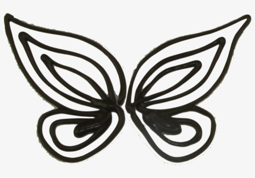 Download Chocolate Butterflies Template Butterfly Outline Chocolate