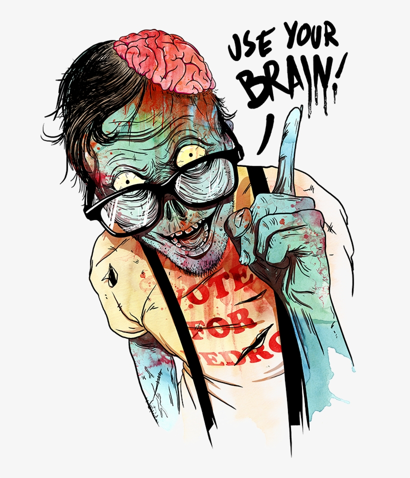 Artwork 2fnbfd70ln58fcynsliavq Eongltscl8idcsqbi7ye - Zombie Use Your Brain, transparent png #7817777