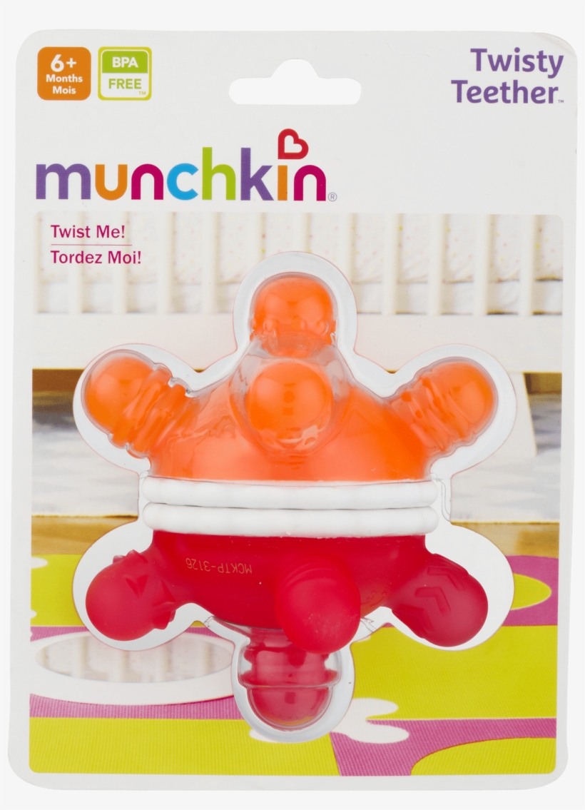 Munchkin Twisty Teether Ball Toy Walmart Com Little, transparent png #7841996