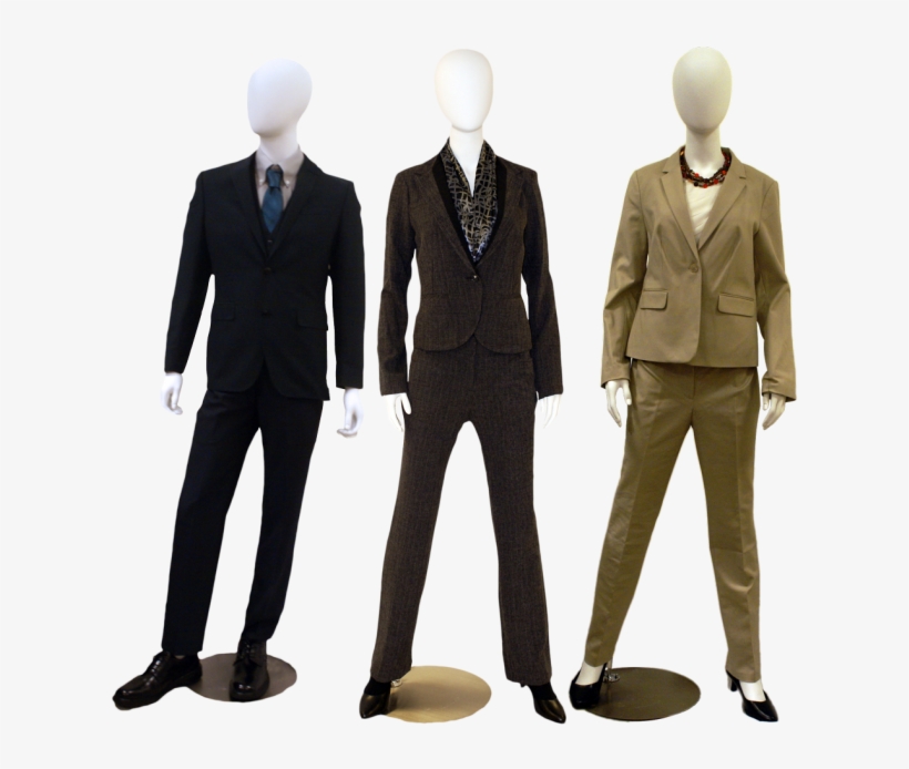 Beware Of Fit Issues - Mannequins In Semi Formal - Free Transparent PNG ...