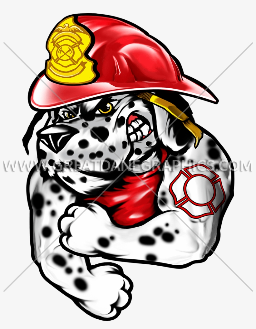 Dalmatian Fire Png - Fireman Dalmation Pup Png, transparent png #7921292