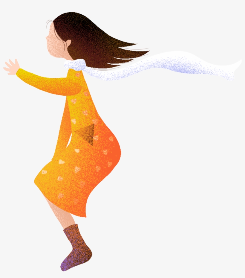 Cartoon Healing Illustration Girl Png And Psd - Free Transparent PNG ...