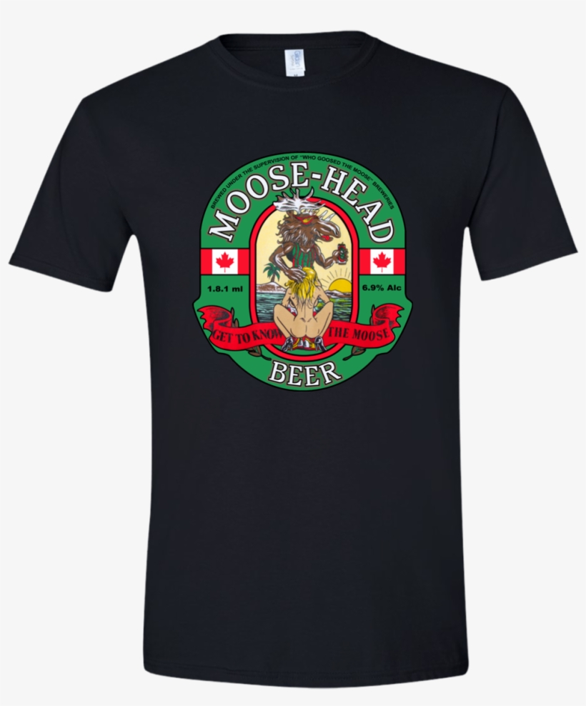 Naughty Moose-head Beer - Teacher Shirt - Free Transparent PNG Download ...