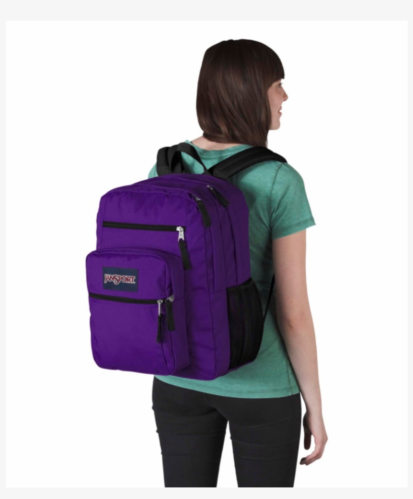 jansport pink mist big student backpack