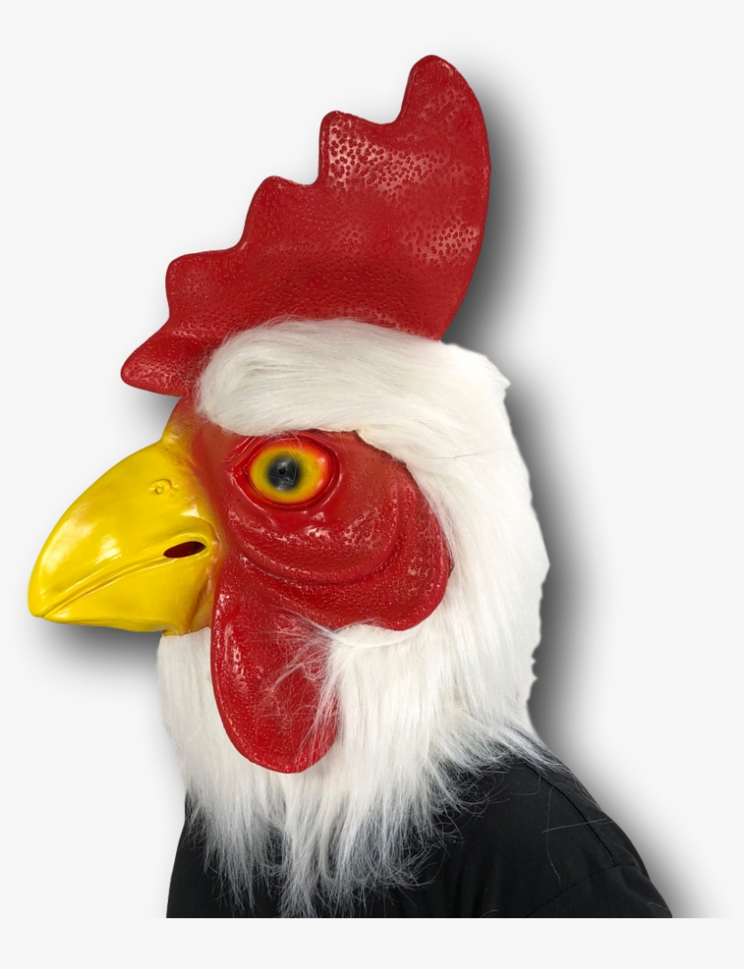 Chicken Head Rubber Mask Rooster Farm Animal Bird Fancy - Rooster ...