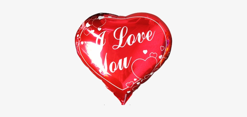 I Love You - Red Love Heart Balloons, transparent png #86550