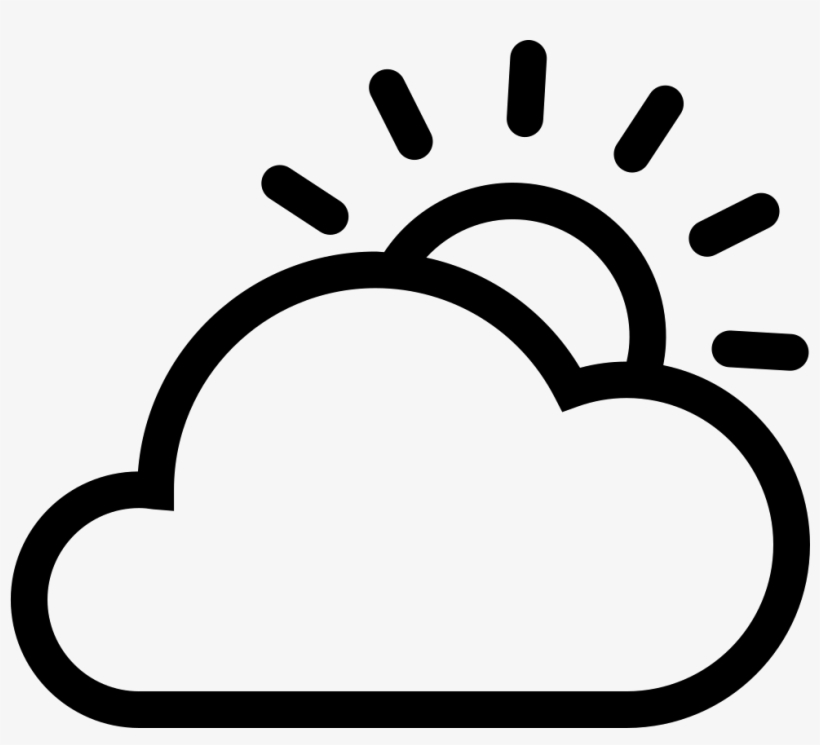 Download Png File Svg Cloud With Sun Icon Free Transparent Png Download Pngkey