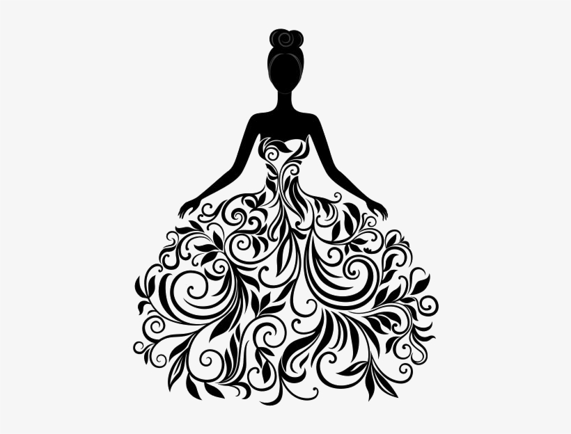Download Clipart Free Wedding Veil Clipart Quinceanera Silhouette Free Transparent Png Download Pngkey