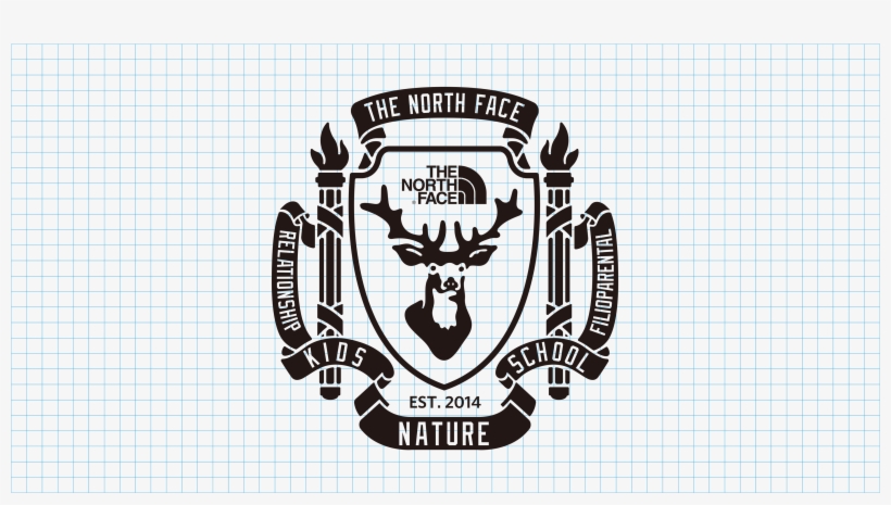 Tnf Kids Nature School Logo North Face Free Transparent Png