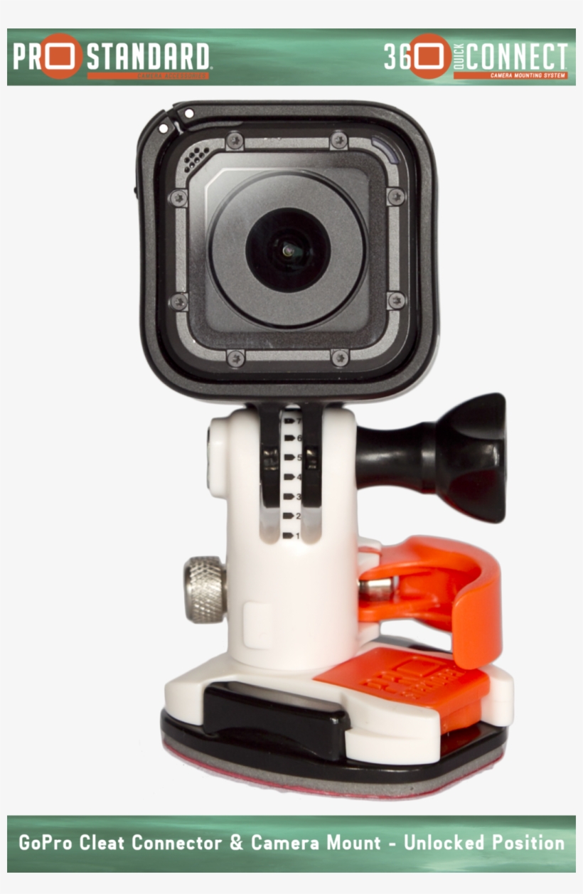 360 Quick Connect Gopro Cleat Connector And 360 Quick - Camera Lens, transparent png #8122954
