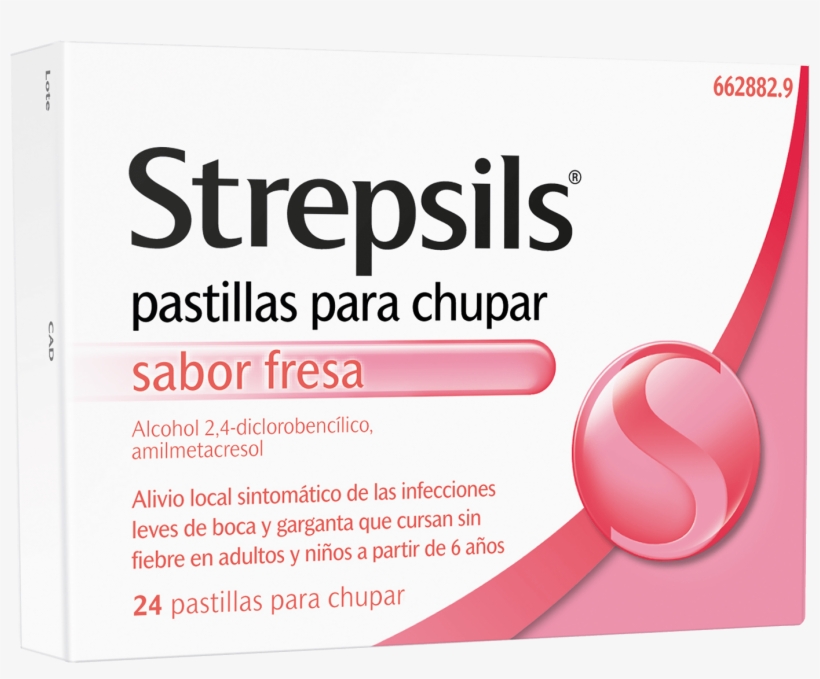 Strepsils Fresa - Strepsils, transparent png #8150616