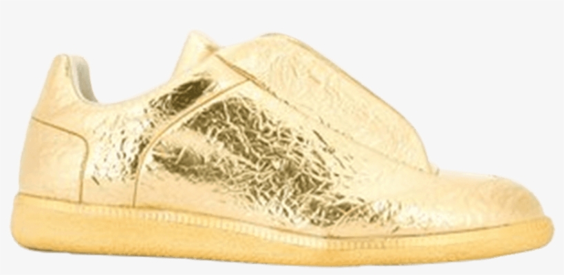 gold maison margiela shoes