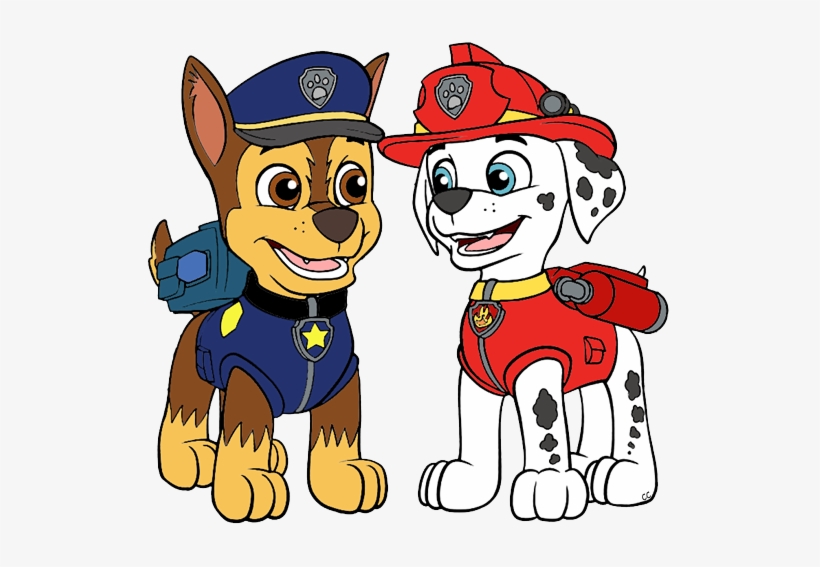 paw patrol cartoon chase