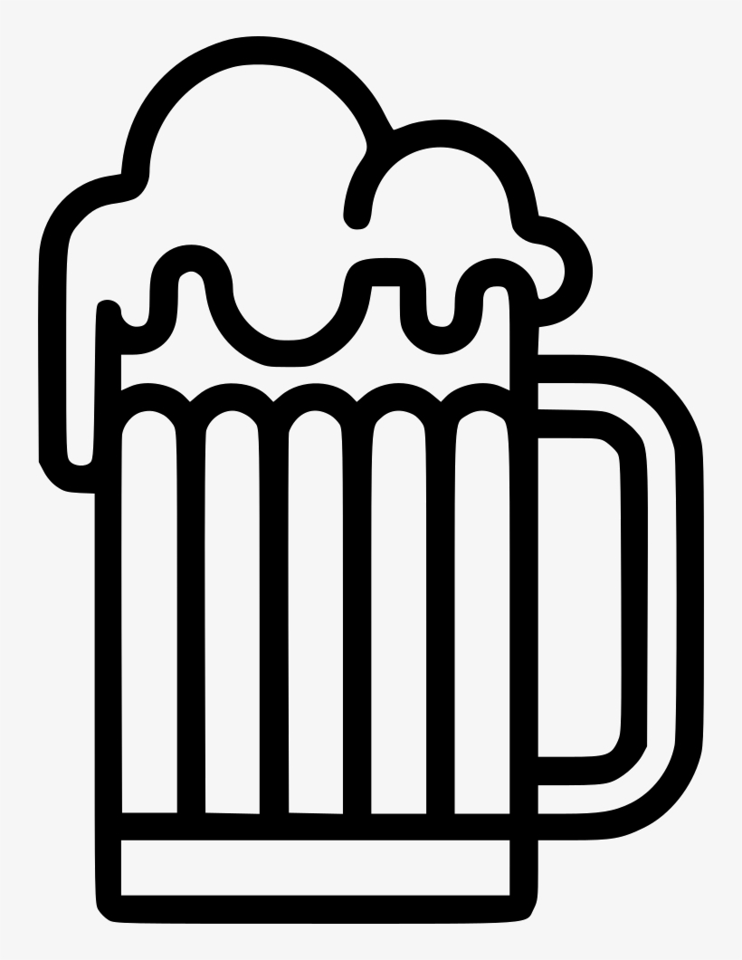 Beer Pint Bier Sketch Free Transparent Png Download Pngkey