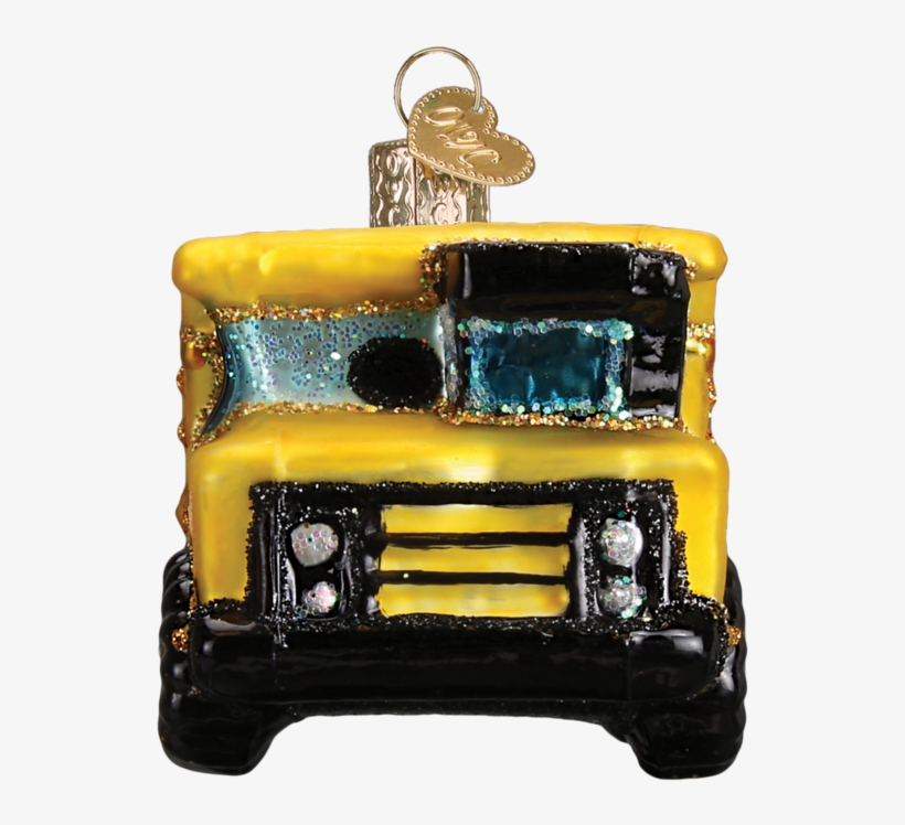 Old World Christmas Toy Dump Truck Glass Blown Ornament, transparent png #833166