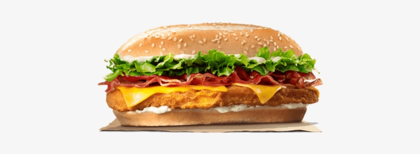 Bacon Cheese Chicken Royale - Burger King Chicken Royale, transparent png #833927