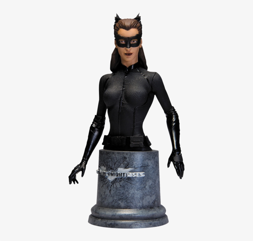 The Dark Knight Rises - Batman - The Dark Knight Rises Catwoman Bust, transparent png #838727