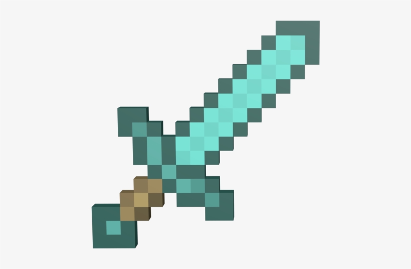 Minecraft Enchanted Diamond Sword - Minecraft Sword Png, Transparent Png -  1184x1184 (#178432) - PinPng