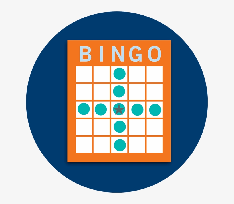 A Bingo Card Pattern Showing A Centered Cross - Bingo Card - Free ...