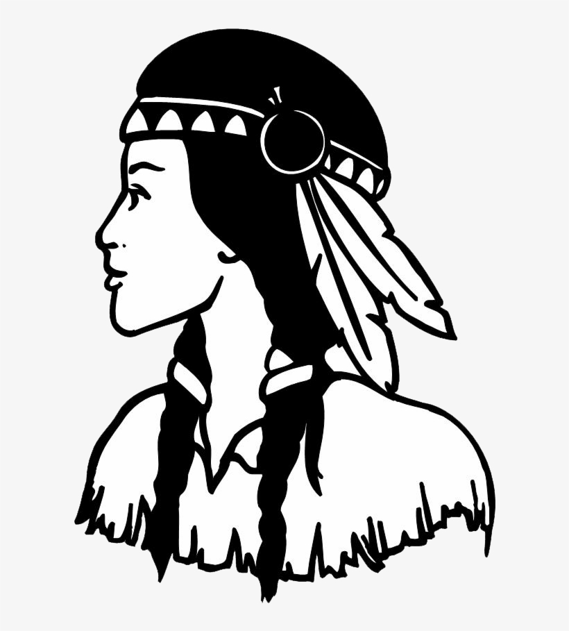 How to Draw a Native American Girl step by step  YouTube
