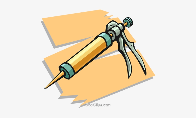 Caulking Gun Royalty Free Vector Clip Art Illustration - Clip Art ...