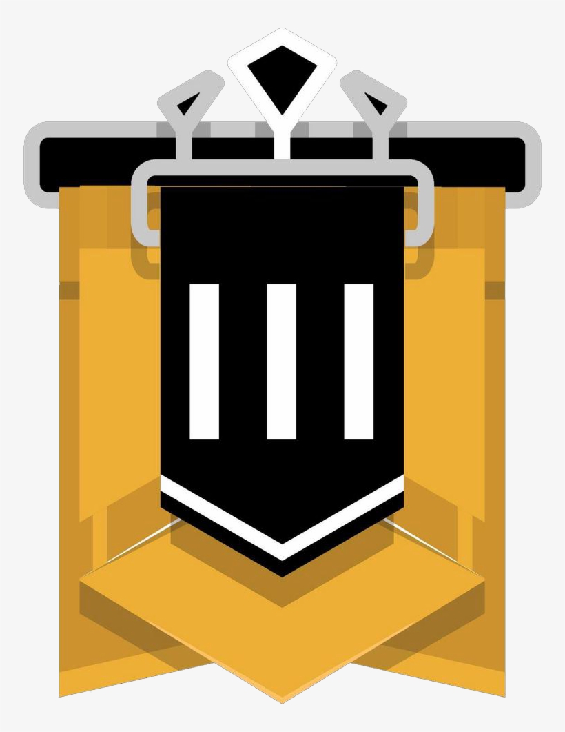 Manager Rainbow Six Siege Gold 3 Rank Free Transparent Png