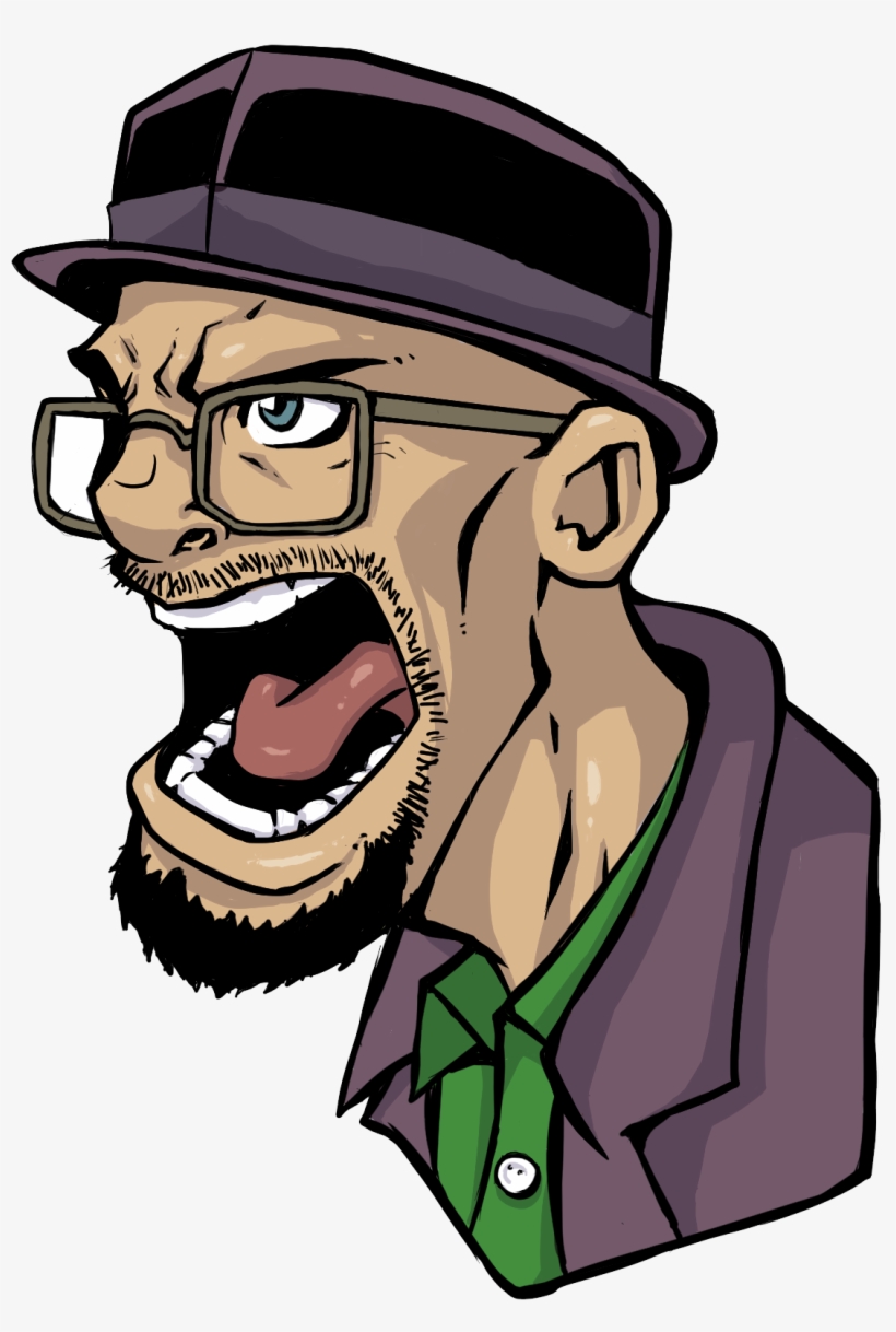 Walter White Die Cut Sticker - Cartoon - Free Transparent PNG Download ...