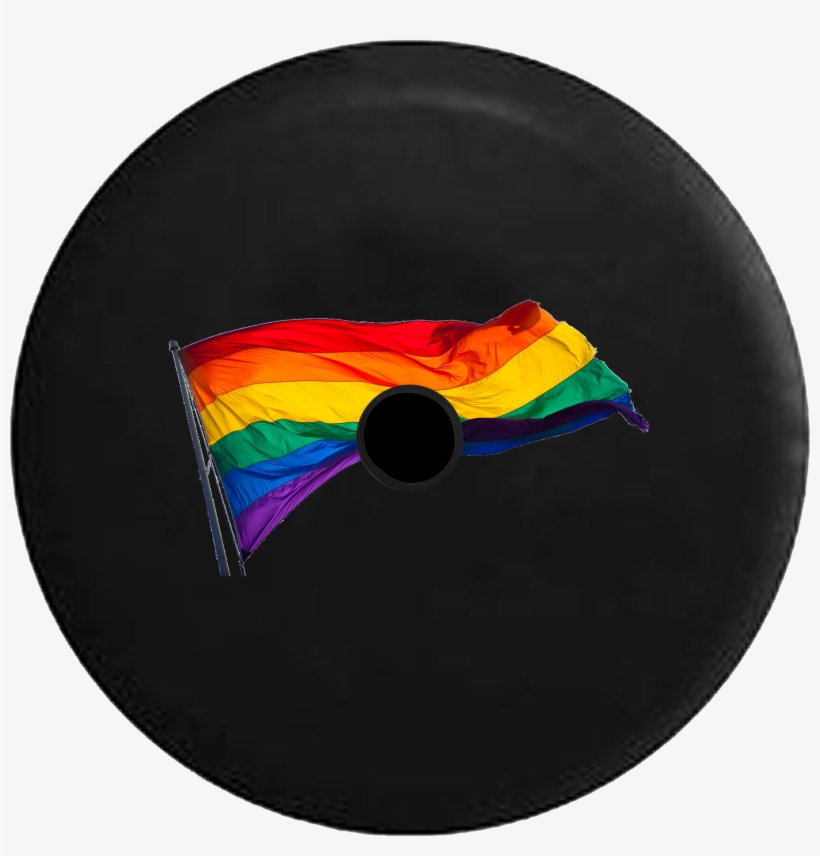 Jeep Wrangler Jl Backup Camera Day Gay Pride Lgbt Waving, transparent png #8514113
