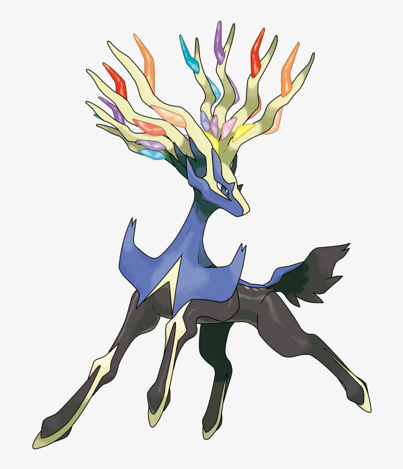 Xerneas - Fairy - Illustration - Free Transparent PNG Download - PNGkey