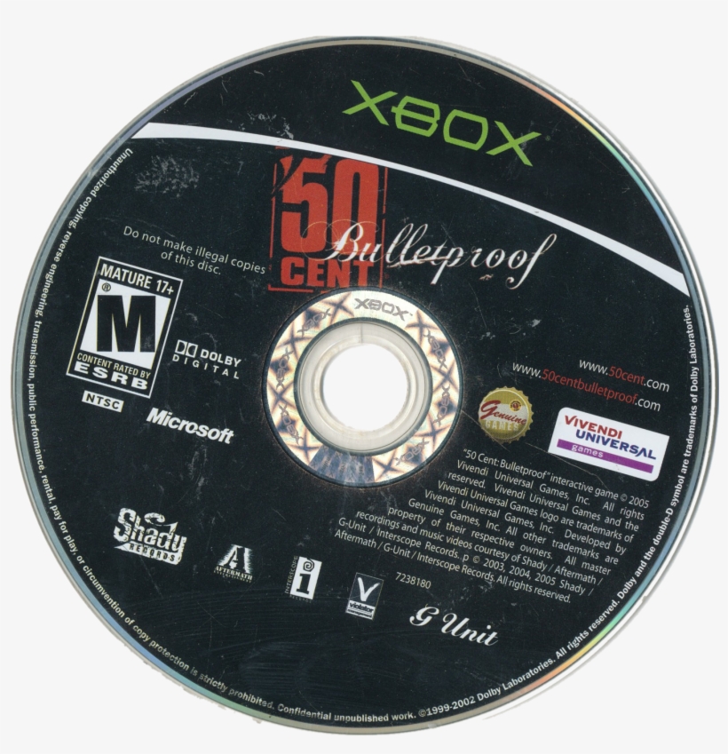 50 Cent - Xbox - Free Transparent PNG Download - PNGkey