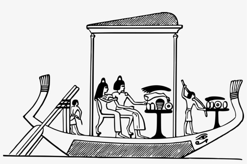 All Photo Png Clipart - Ancient Egypt Boat Drawing, transparent png #8624818