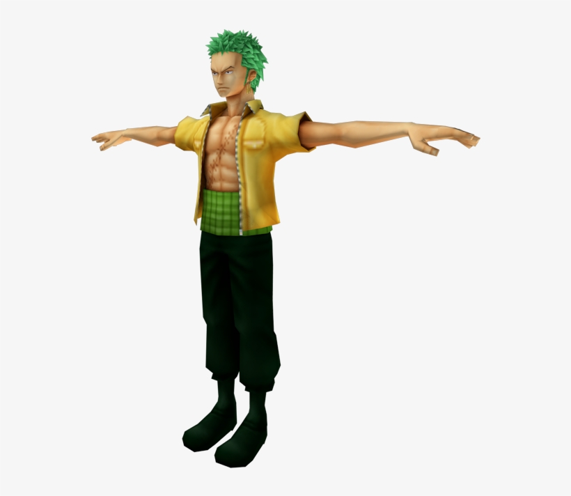 Roronoa The Team Mugiwara - One Piece Roronoa Zoro Ii Green Full Set  Cosplay Costume - Free Transparent PNG Download - PNGkey