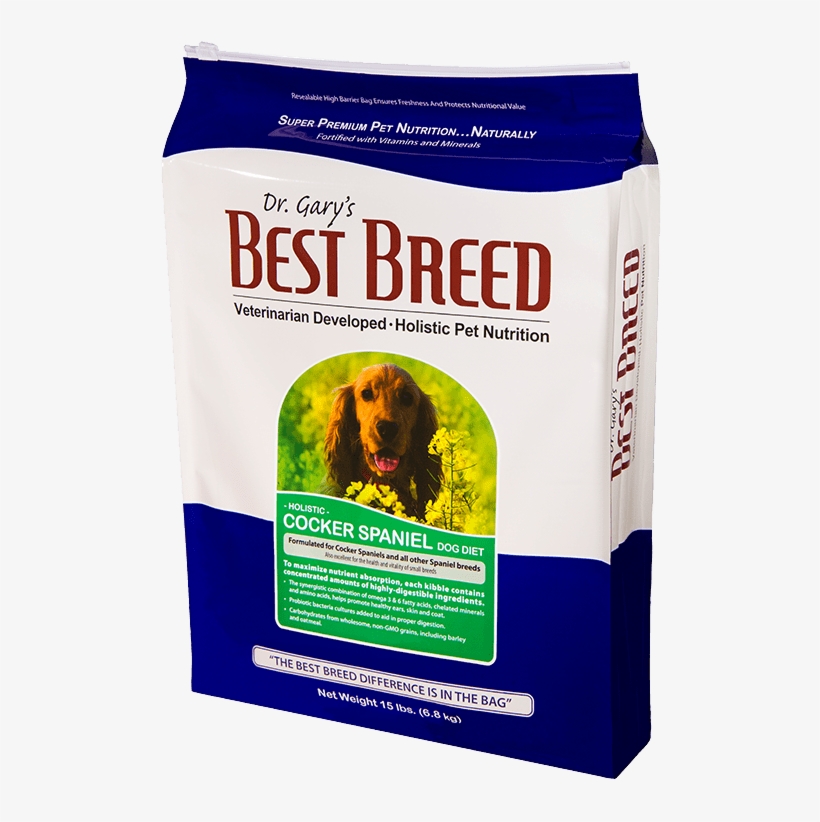 Cocker Spaniel Dog Diet - Dr Gary's Best Breed Holistic All Breed Dry Dog Food, transparent png #8657083