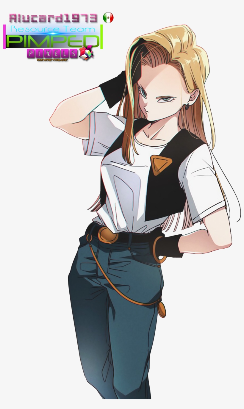 Android 18 long hair