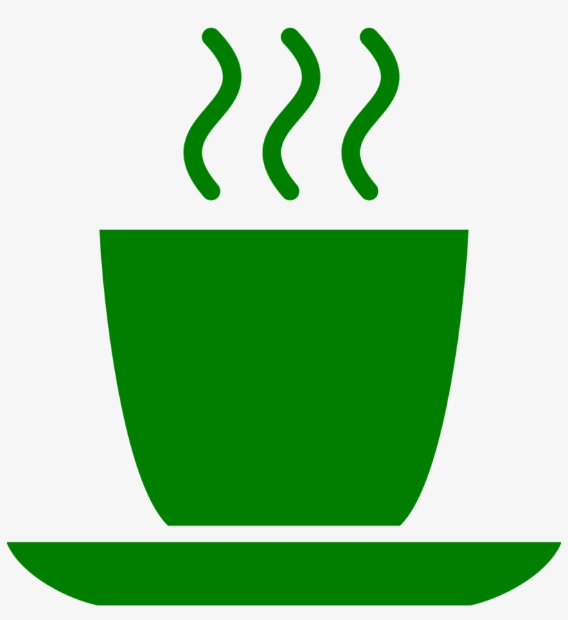 The Benefits Of Drinking Green Tea - Green Coffee Cup Logo, transparent png #8713707