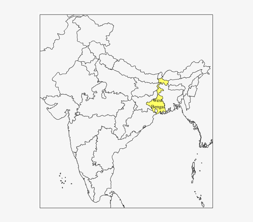 On an outline map of India show wheat producing areas.
