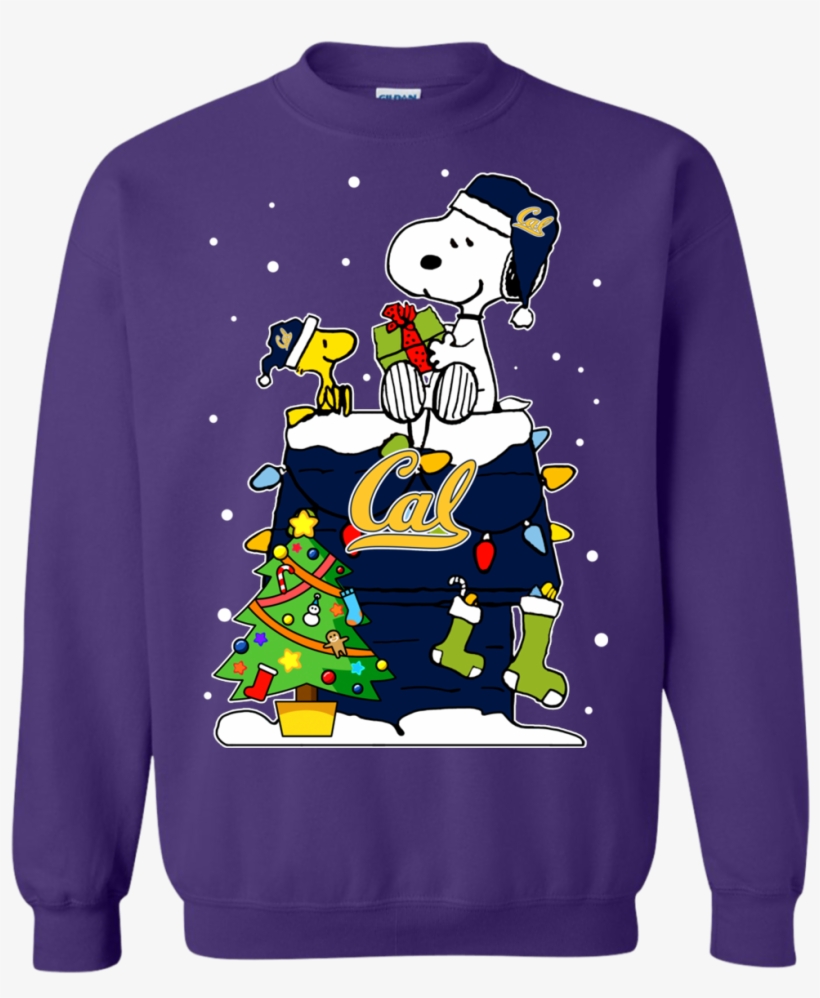 California Golden Bears Ugly Christmas Sweaters - Snoopy And Woodstock ...
