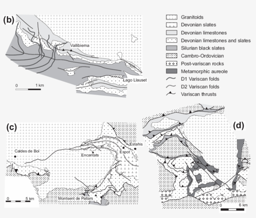 A) Simplified Structural Map Of The Variscan Pyrenees - Cartoon - Free ...