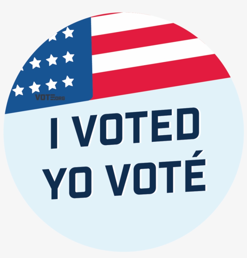 "i Voted" Stickers - Yo Vote, transparent png #8758157