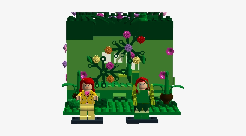 lego poison ivy coloring pages