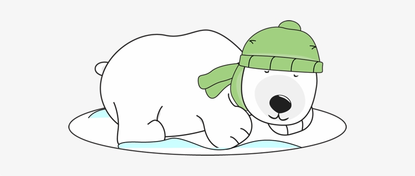 Jpg Free Collection Of Cute High Quality Sleeping - Winter Polar Bear Clipart, transparent png #886595