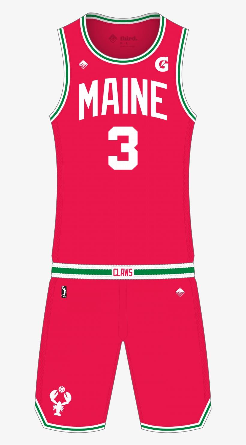 maine red claws jersey