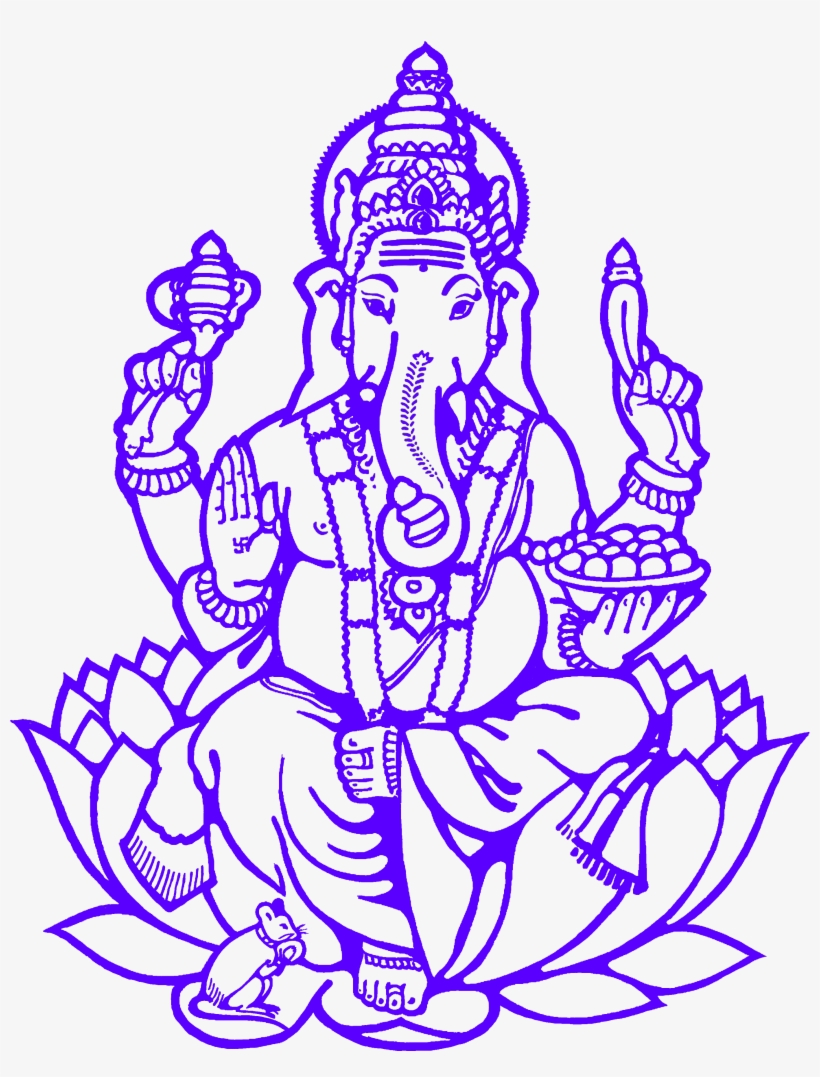 Ganesh Ji Digital Drawing - Hind Artist