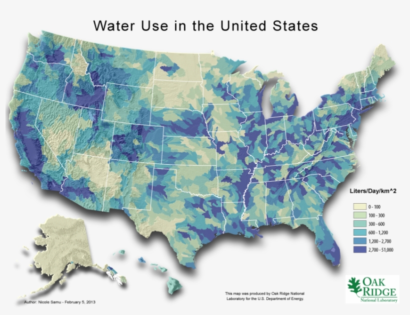 Usa Maps, Retirement, Charts, United States, Maps, - United States Water Systems, transparent png #8951149