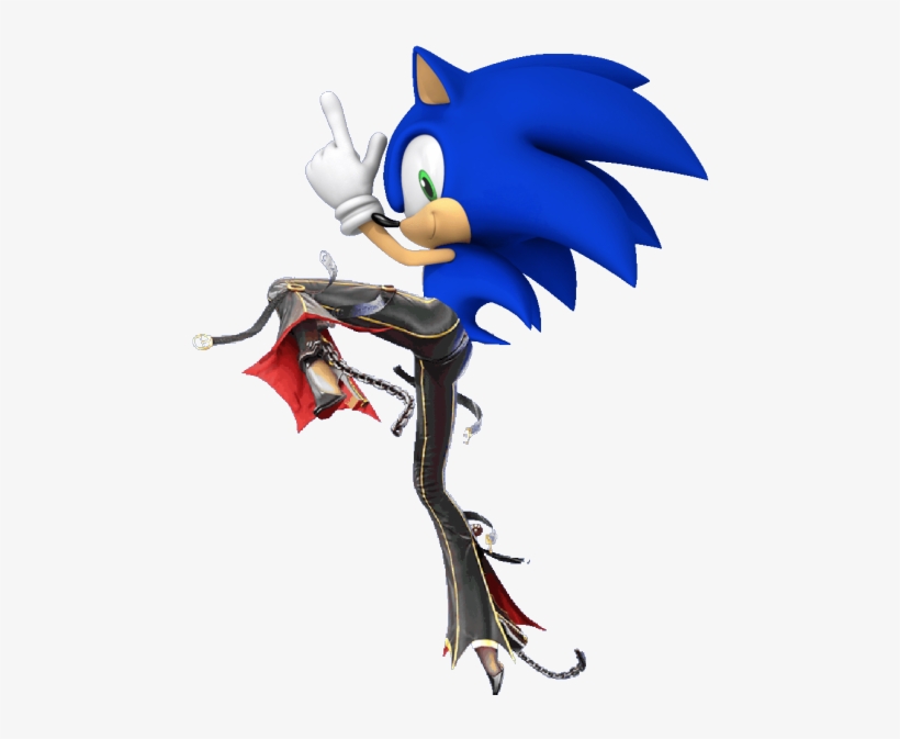 Bayonetta's Legs Where They Shouldn't Be Legs On Sonic - If You Wanted To Go To Heaven But God Said, transparent png #8977874