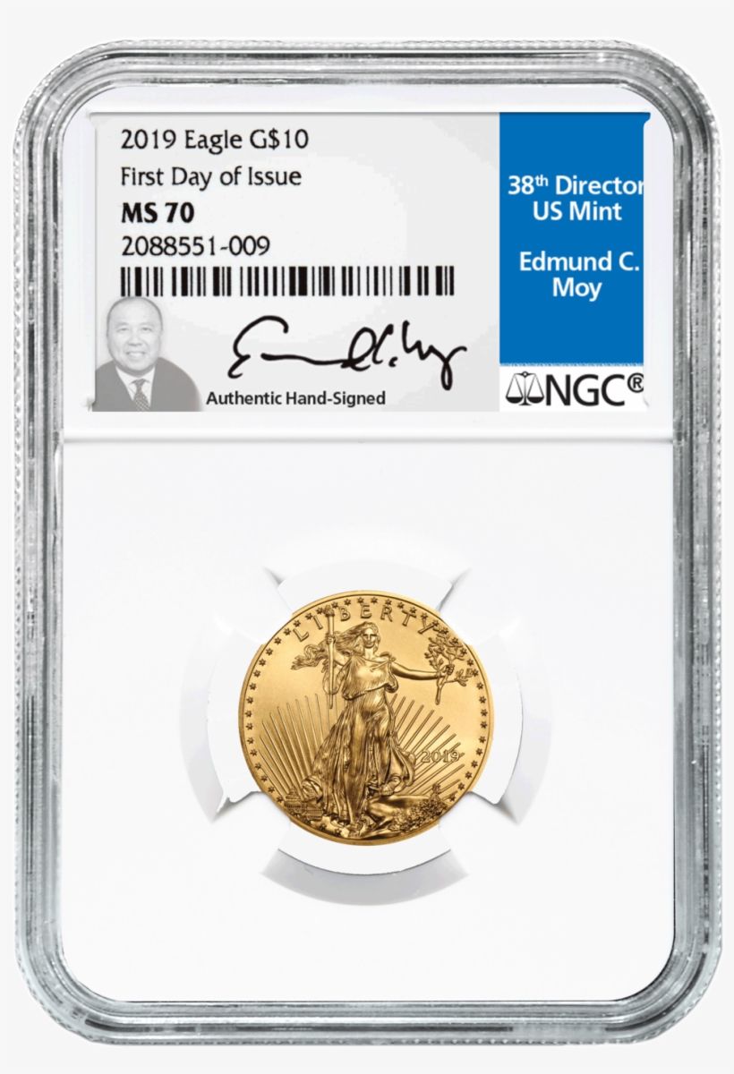 2019 $10 American Eagle Gold - American Gold Eagle, transparent png #8997838