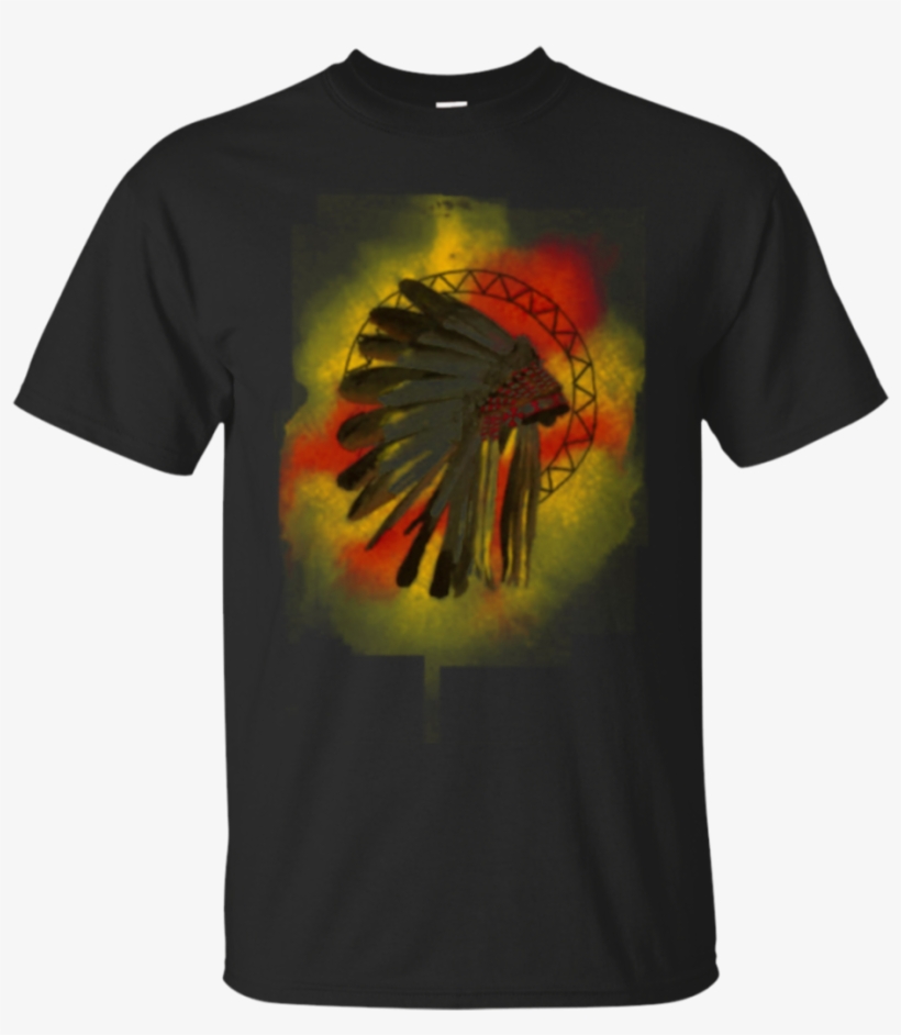 Watercolor Native American Headdress T Shirt Gildan - T-shirt - Free ...