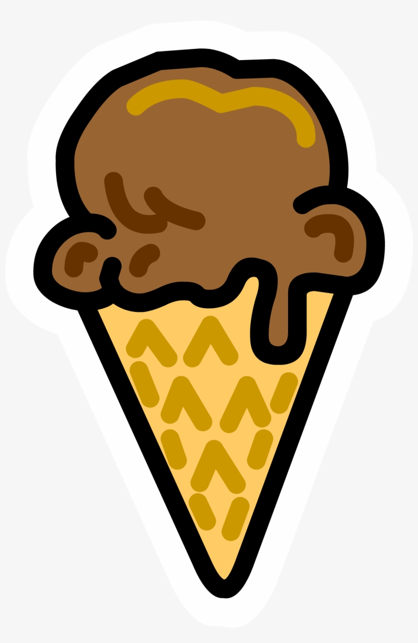 Icecream Cone Pin - Club Penguin Pins Png - Free Transparent PNG Download -  PNGkey